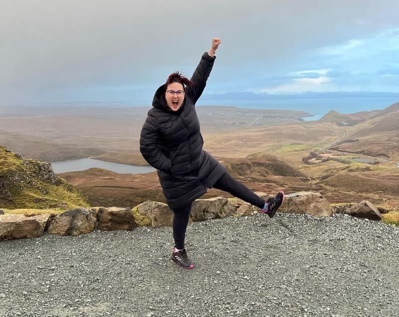 Dana Schwartzberg on a solo trip to Scotland in 2023. (Photo courtesy of Dana Schwartzberg)
